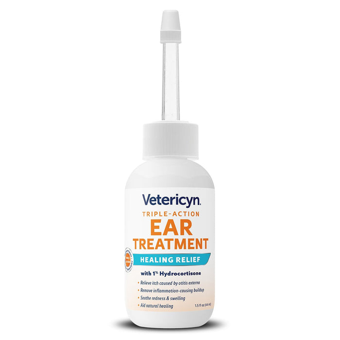 Vetericyn Triple Action Ear Treatment Color clear yellow