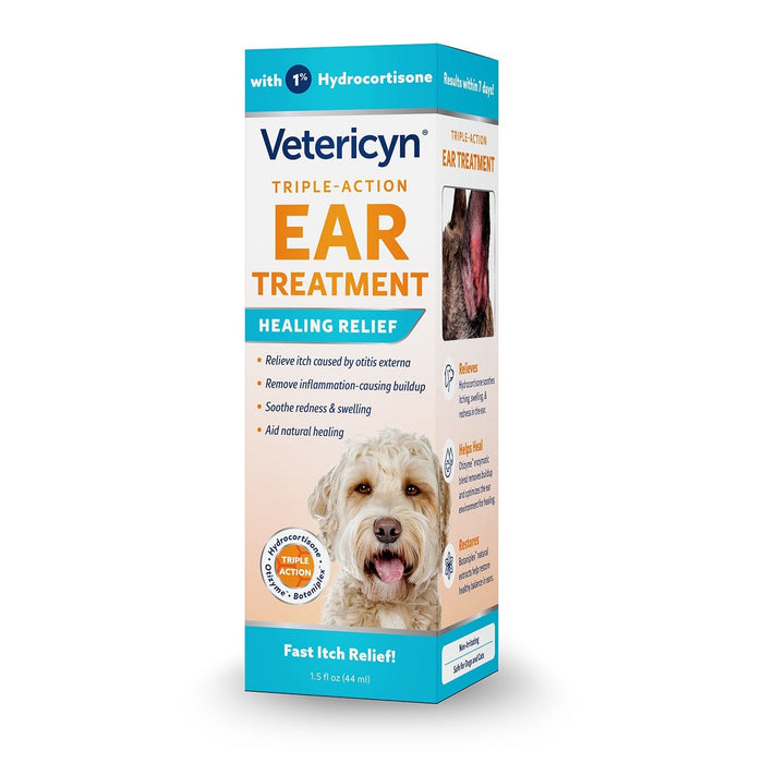Vetericyn Triple Action Ear Treatment Color clear yellow