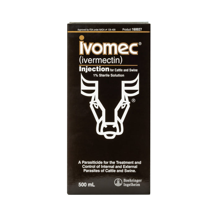 IVOMEC Injection (1%) Wormer for Cattle & Swine
