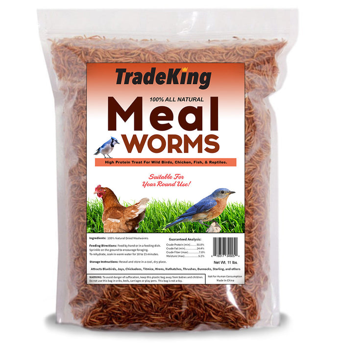 Dried Mealworms Size 11 lbs