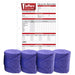 Jefers Horse Fleece Polo Wraps - Reusable Set of 4 and 1 Pack of Equine Health Record Color Purple