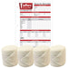 Jefers Horse Fleece Polo Wraps - Reusable Set of 4 and 1 Pack of Equine Health Record Color White