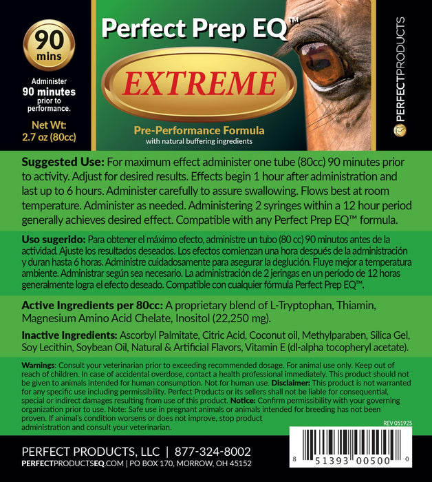 Perfect Prep EQ Extreme Calming Paste for Horses