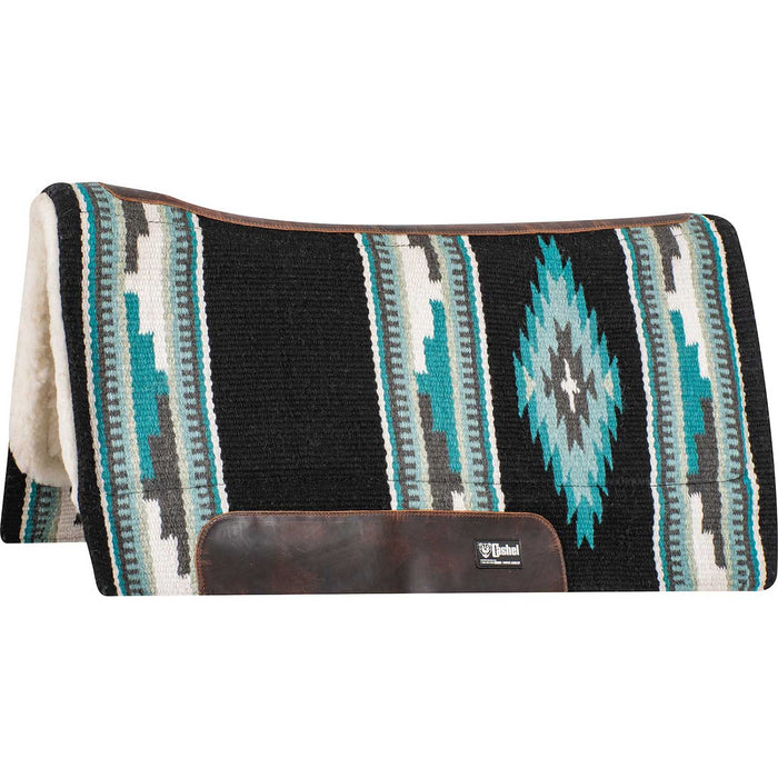 Cashel Performance Southwest Blanket Top Felt Saddle Pad Color Black/Turquoise