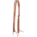Cashel Antiqued Leaf Tooled Split Ear Headstall Color Brown