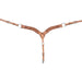 Cashel 2.25 Antiqued Leaf Tooled Breast Collar Color Brown