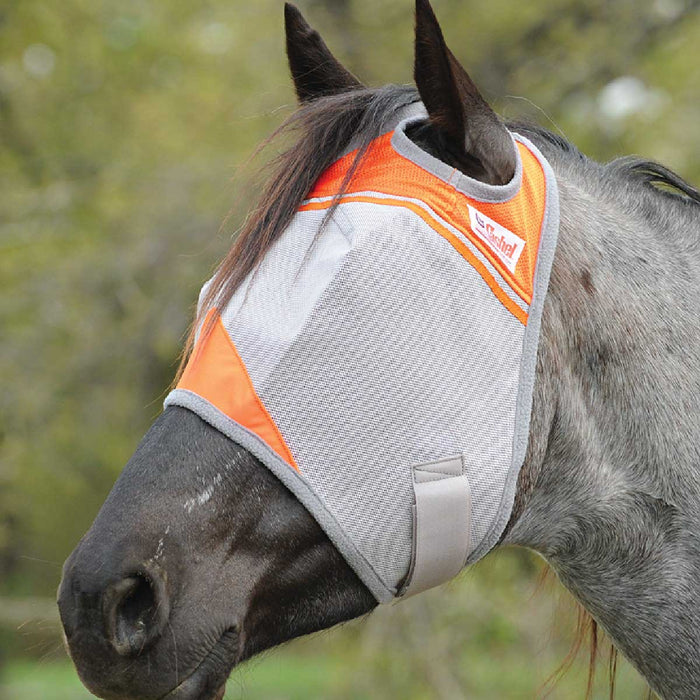 Cashel Crusader Fly Mask for Horses with Forelock Hole and UV Sun Block