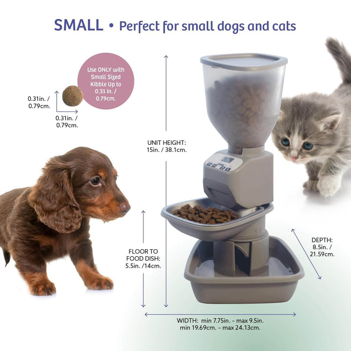 Feeding Friend Automatic Pet Feeder – Timed Portion Control Food & Water Dispenser for Cats and Dogs