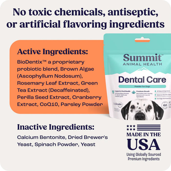 Summit Animal Helath Dental Care for Dogs, 1.43oz Size 1.43oz