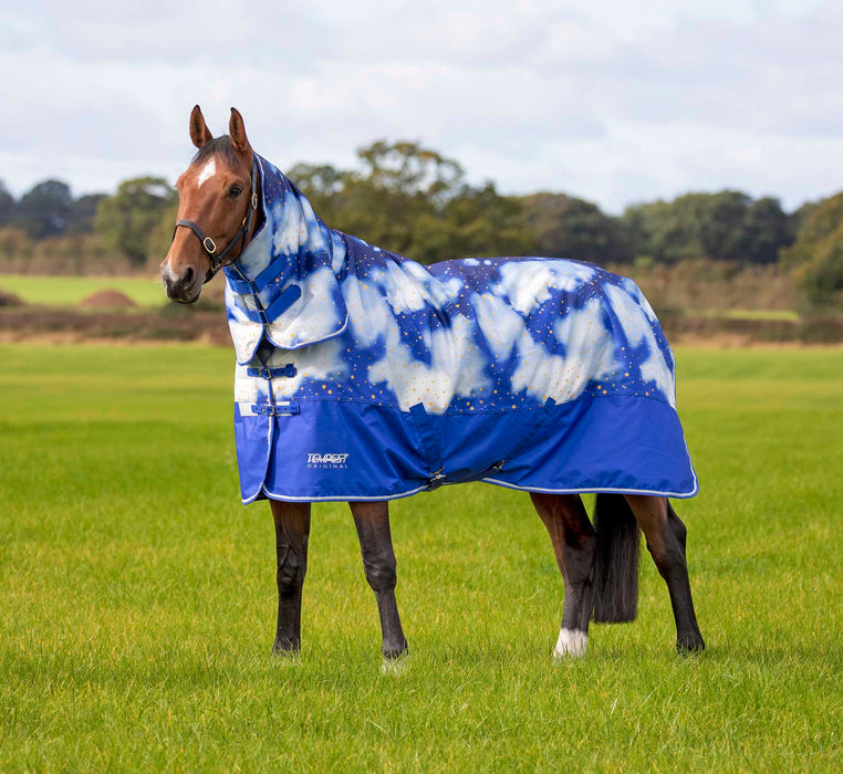 Tempest Original Midnight Sky Medium Weight Horse Turnout Blanket - 69 in  