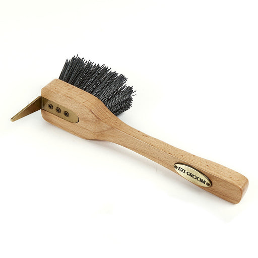 Ezi-Groom Premium Hoof Pick Brush Color Brown