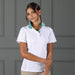 Aubrion Ladies Equestrian Style Short Sleeve Show Shirt Color Horse Shoe