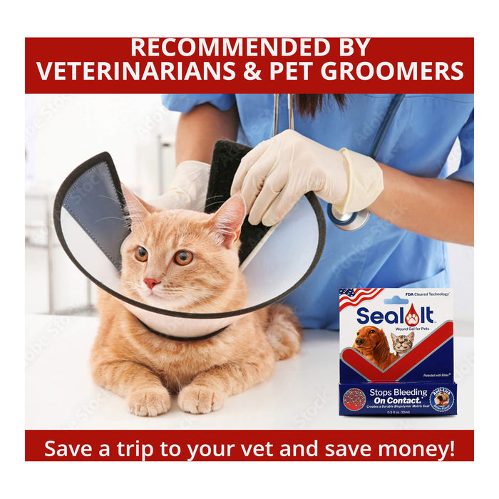 Seal It - Wound Gel for Pets Size .5oz (15 ML)
