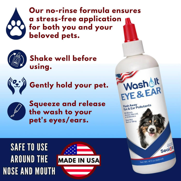 Wash It Eye & Ear Wash, 4 oz