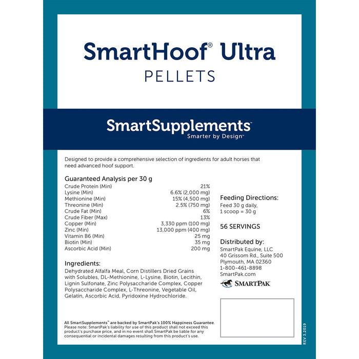 SmartEquine SmartHoof Ultra Pellets Size 3.8 LB