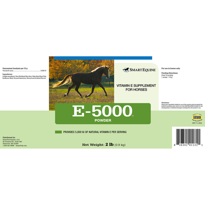 E-5000, Vitamin E Supplement for Horses, Powder