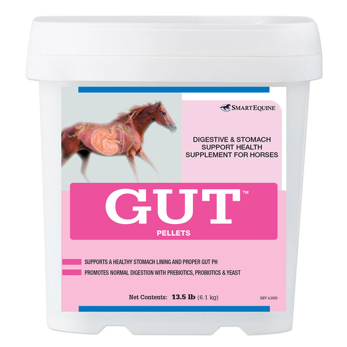 GUT, Digestive & Stomach Support Supplement for Horses, Pellets