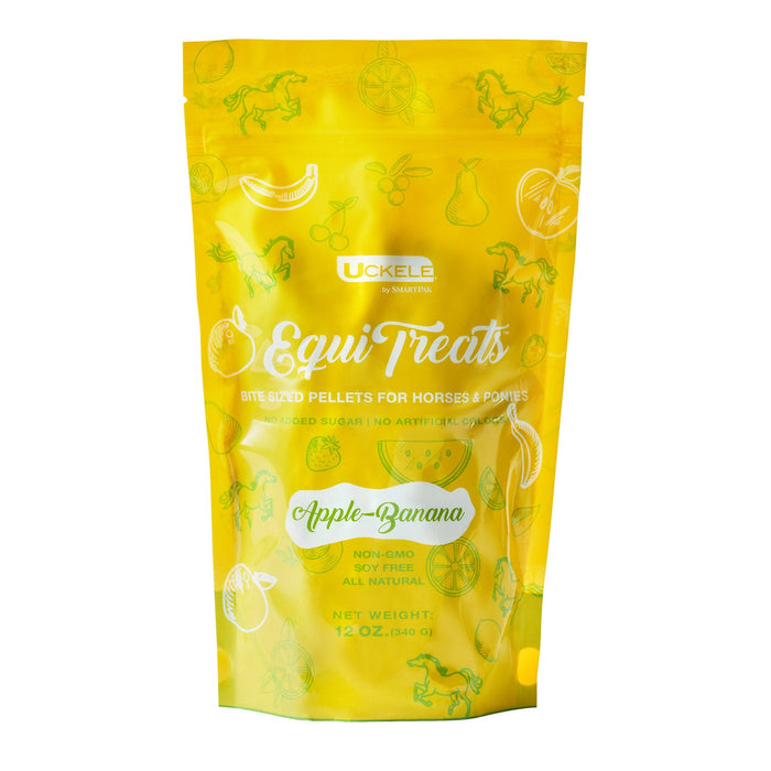 Uckele Equi Treats Bite Sized Pellets-Apple-Banana Size 12 OZ