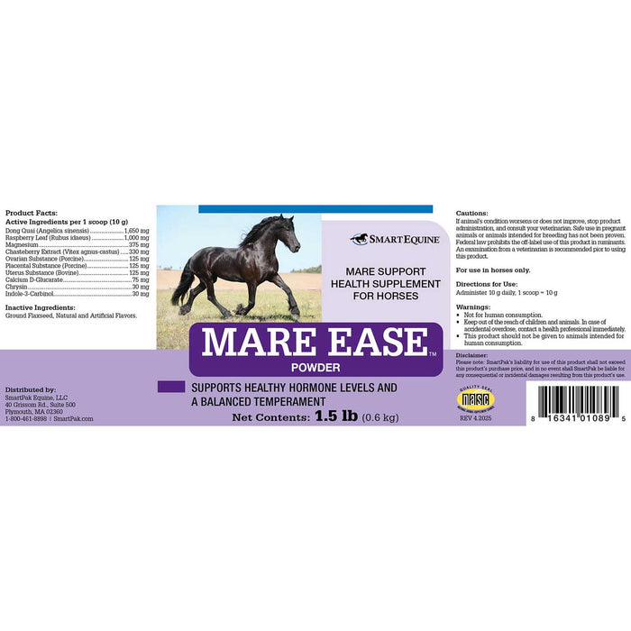 Mare Ease Horse Calming Supplement, Powder