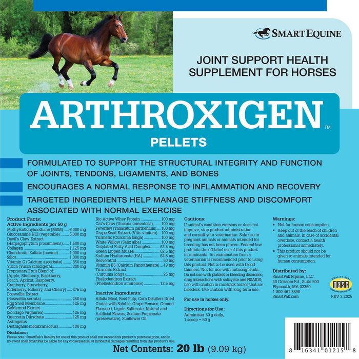 Arthroxigen Joint Support Formula for Horses, Pellets