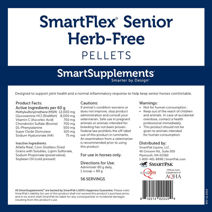 SmartEquine SmartFlex Senior Pellets Size 7.4 LB