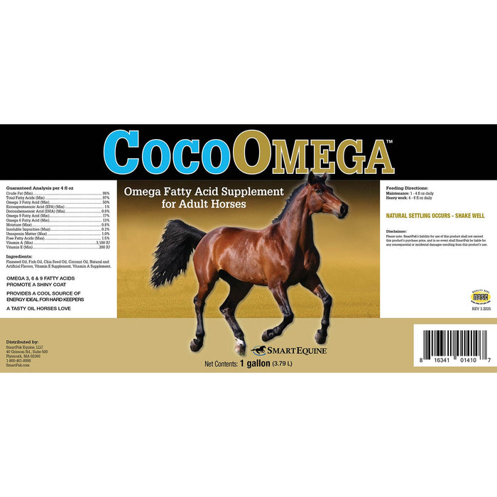 CocoOmega Oil, Concentrate, Omega Fatty Acid Supplement for Horses