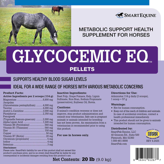 Glycocemic EQ, Metabolic Support for Horses, Pellets