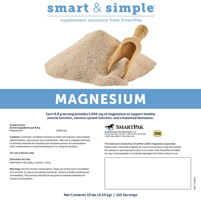 SmartEquine Smart Magnesium Oxide Size 10 lb