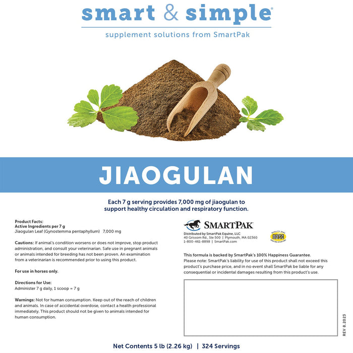 SmartEquine Smart & Simple Jiaogulan Size 5 lb