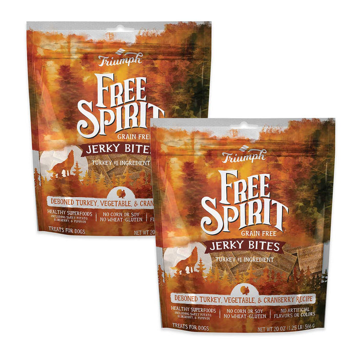 Free Spirit Deboned Jerky Bites Dog Treats, 20 oz