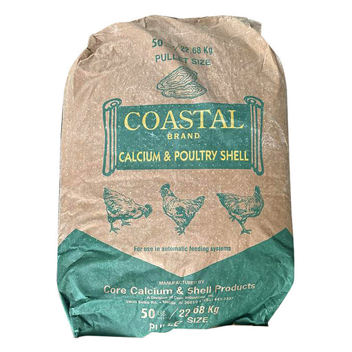 Oyster Shells, 50lb Size 50lb