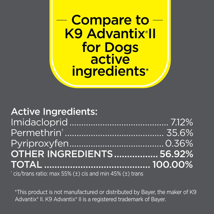 Vetality Avantect II Flea & Tick Topical for Dogs, 4 pk