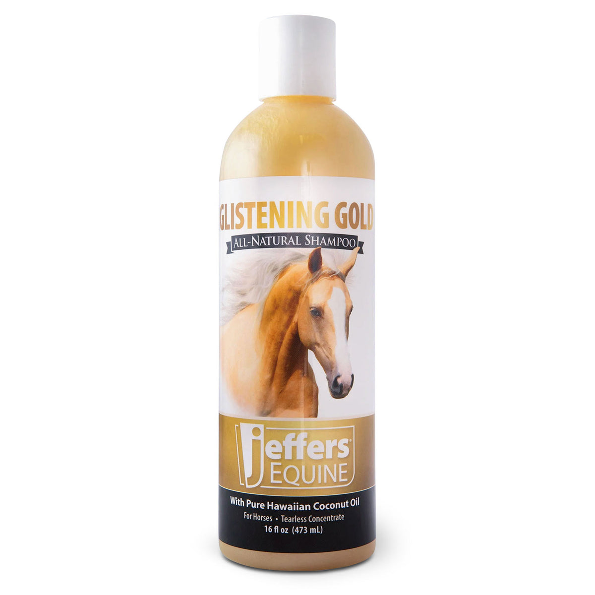 Jeffers Glistening Gold Horse Shampoo with Vitamin E and Coconut Oil