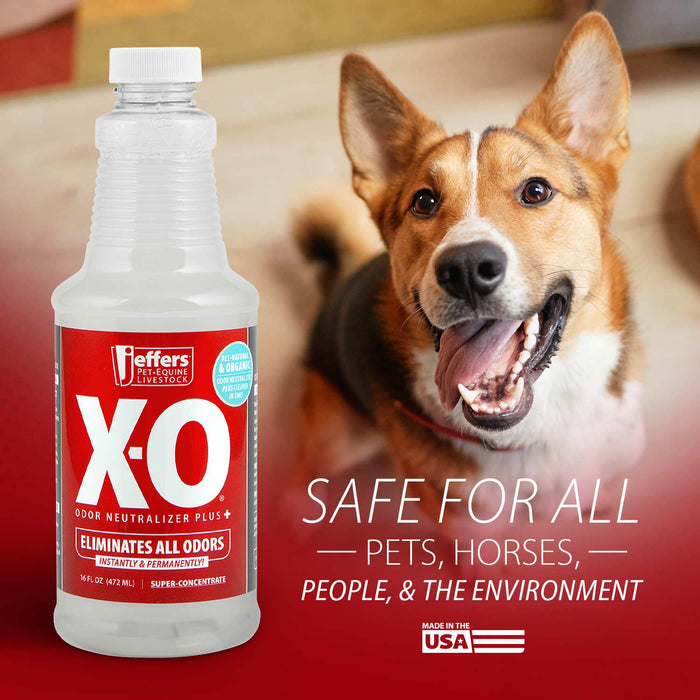 Jeffers X-O Pet Odor Neutralizer Plus + Cleaner Concentrate
