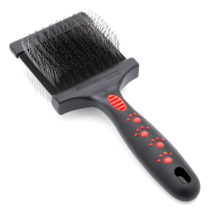 Jeffers Double-Sided Flex Head Pet Grooming Slicker Brush
