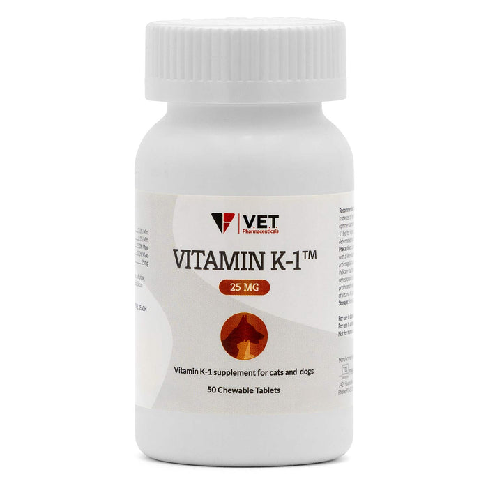 Vitamin K1 Chewable Tablets for Cats & Dogs
