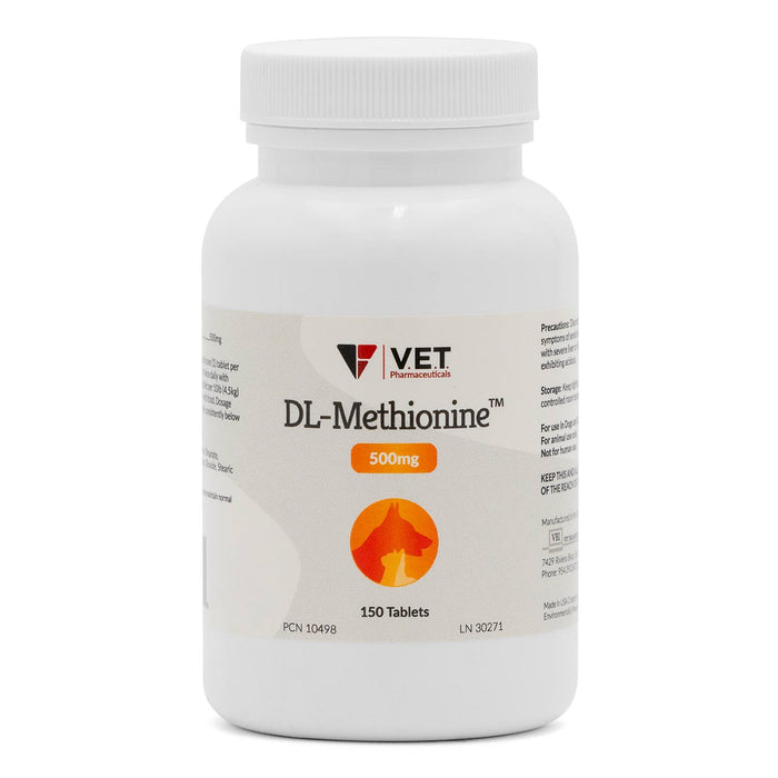 DL Methionine Tablets Urinary pH Support for Dogs & Cats