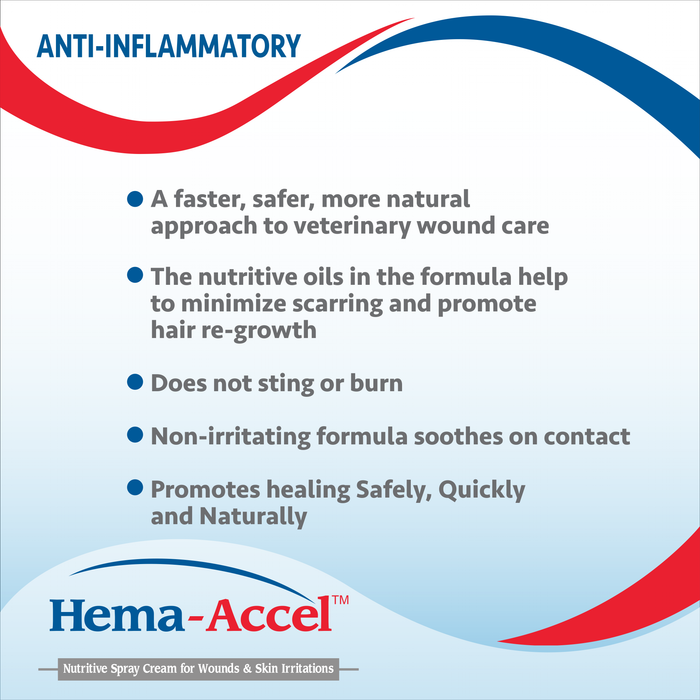 Hema-Accel Equine All Natural Wound Care Spray, 16 oz