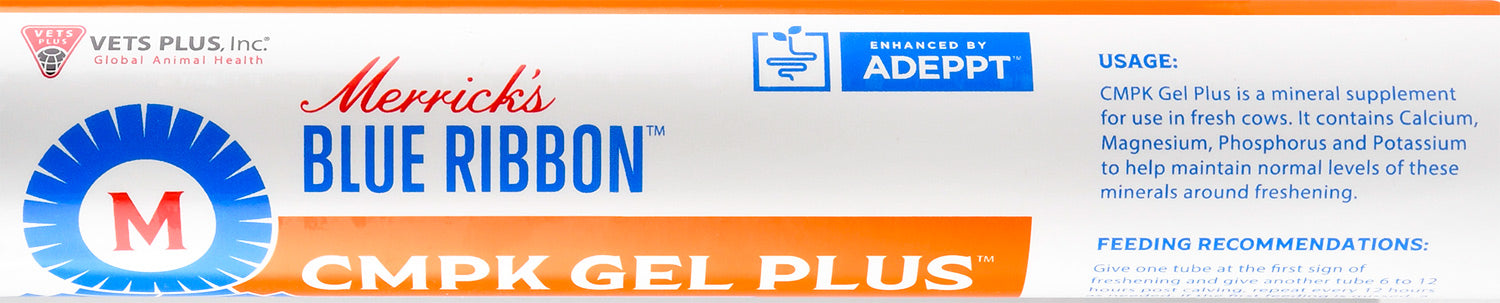 CMPK Gel Plus Mineral Supplement for Fresh Cows, 300 mL
