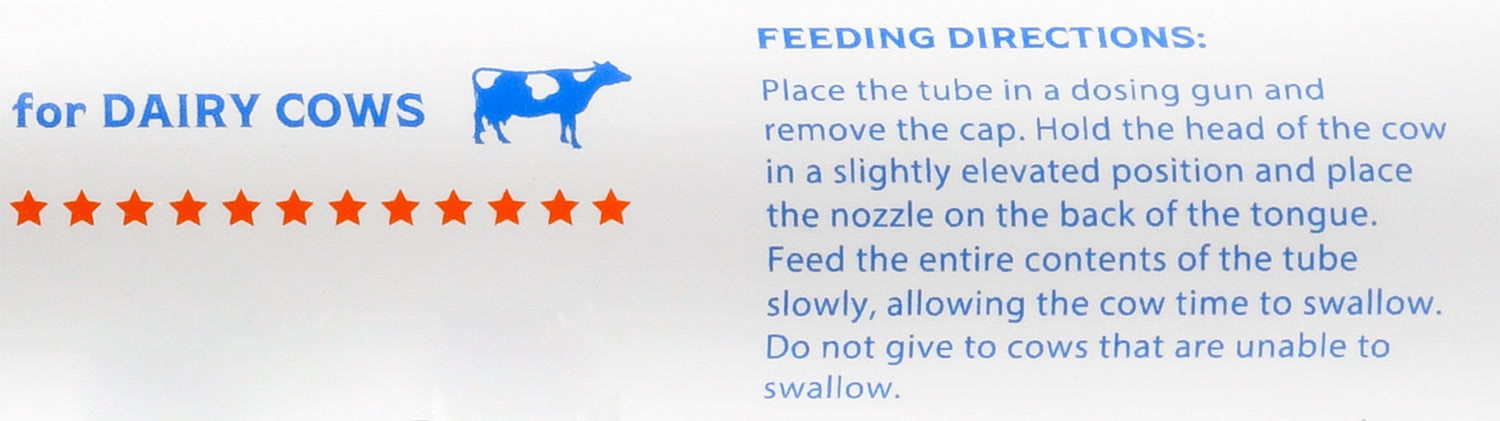 CMPK Gel Plus Mineral Supplement for Fresh Cows, 300 mL