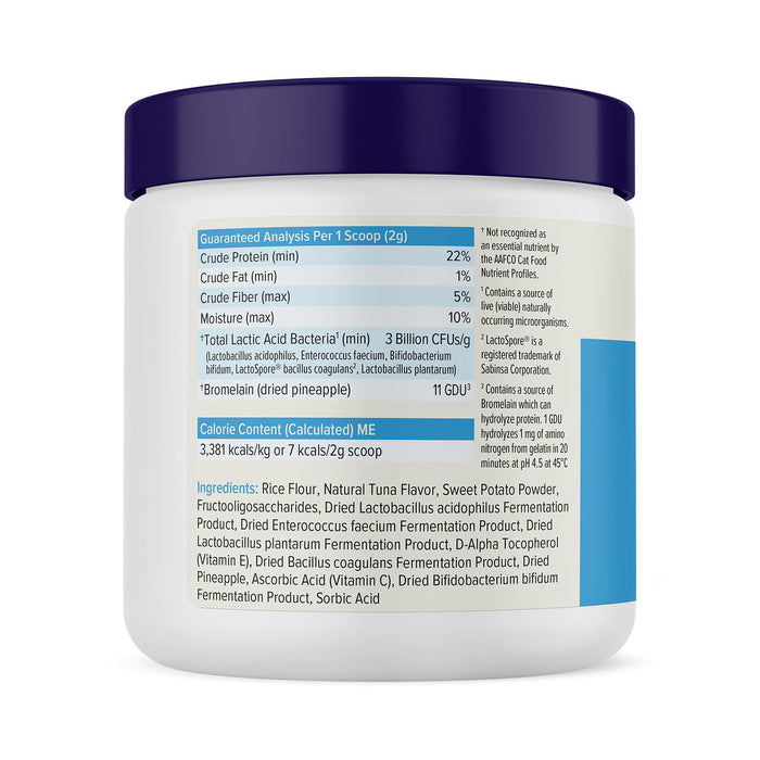 Glandex Daily Prebiotic & Probiotic Powder for Cats, Tuna Flavor, 4.0 oz