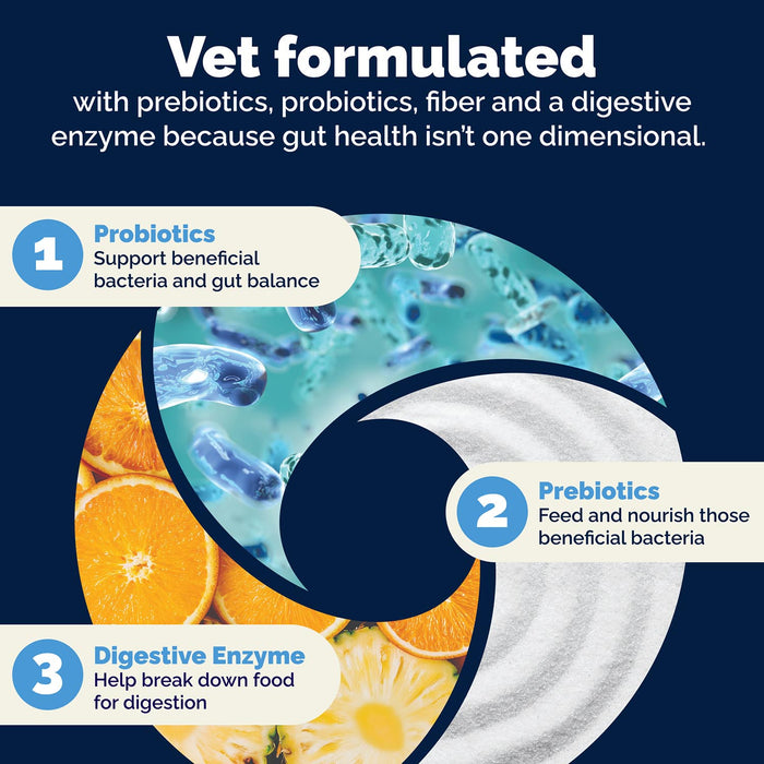 Glandex Daily Prebiotic & Probiotic Powder for Dogs, Pork Flavor
