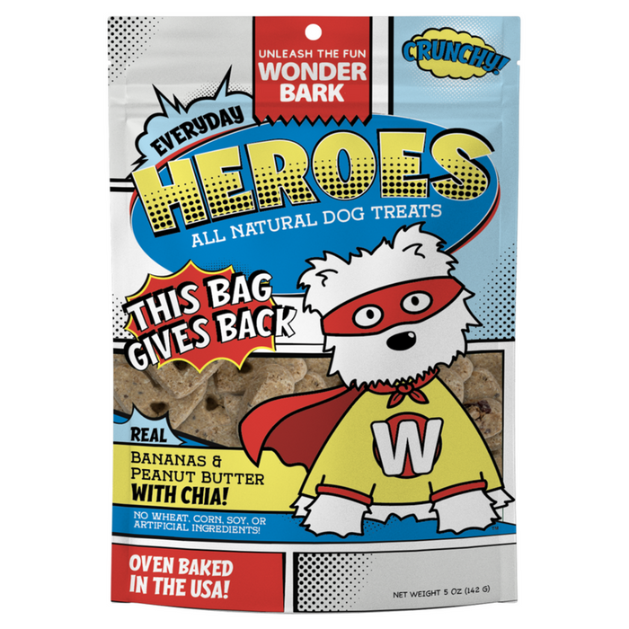 Everyday Heroes All Natural Crunchy Dog Treats – Healthy Grain-Free Small Batch Treats with Superfoods, Made in USA