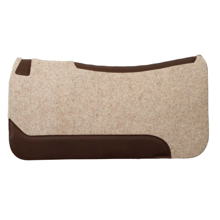 Weaver Wool Blend Saddle Pad, 31 x 32 x 3/4 Color Tan