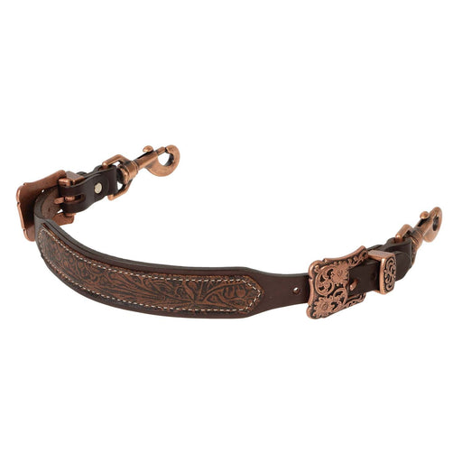 Weaver Western Floral Breast Collar Wither Strap Color Brown