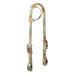 Weaver Patterned Nylon Sliding Ear Headstall Color Retro Flower
