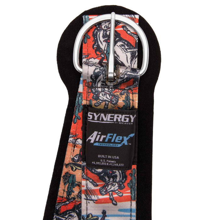 Weaver Airflec Roper Smart Cinch Color Bucking Bronc
