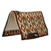 Weaver Synergy New Zealand Wool Blanket Top Saddle Pad Color Chestnut, Buckskin & Turq