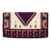 Weaver New Zealand Wool Show Saddle Blanket Color Purple, Cream & Sand