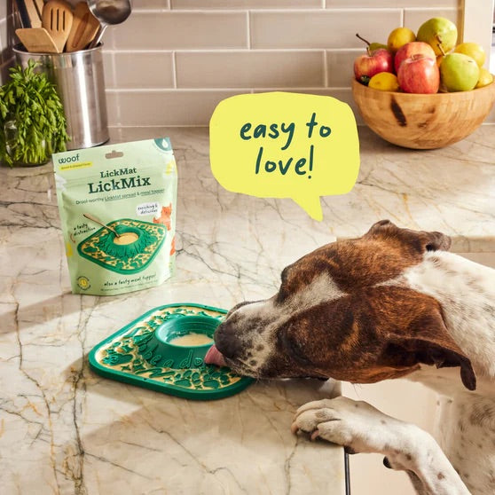 LickMix for Dogs – Bacon & Cheese or Calming LickMat Spread, Interactive Enrichment Treat